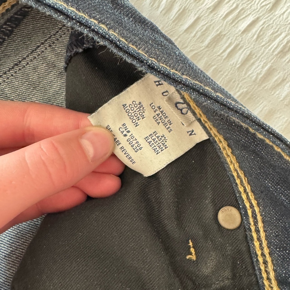 Hudson jeans straight leg medium wash size 28 - Picture 6 of 15